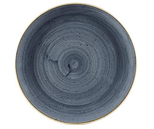 Churchill Stonecast -Coupe Plate Teller- Durchmesser: Ø28,8cm, Farbe wählbar (Blueberry) von Churchill