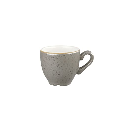 Churchill Stonecast -Espresso Cup- Inhalt: 10cl, Farbe wählbar (Peppercorn Grey) von Churchill