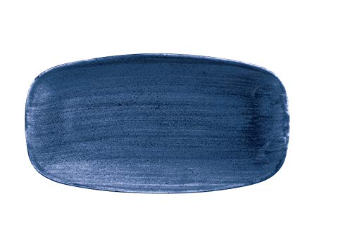 Churchill Stonecast -Oblong Plate Platte- 35,5x18,9cm, Farbe wählbar (Cobalt Blue) von Churchill