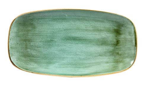 Churchill Stonecast -Oblong Plate Platte- 35x18,9cm, Farbe wählbar (Samphire Green) von Churchill