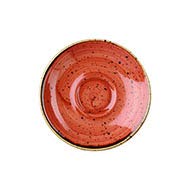 Churchill Stonecast -Saucer Untertasse for Espresso Cup - Farbe wählbar (Spiced Orange) von Churchill