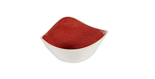 Churchill Stonecast -Triangle Bowl Schüssel- 26cl, Farbe wählbar (Berry Red) von Churchill