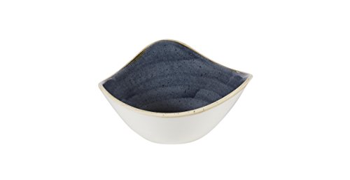 Churchill Stonecast -Triangle Bowl Schüssel- 26cl, Farbe wählbar (Blueberry) von Churchill