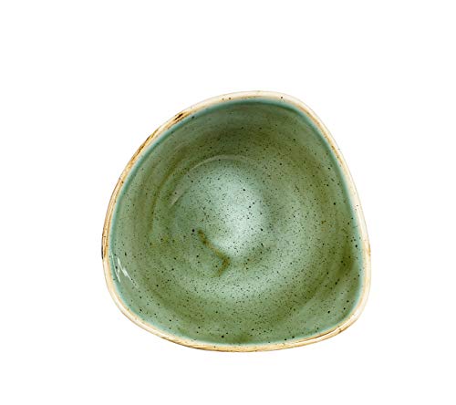 Churchill Stonecast -Triangle Bowl Schüssel- 26cl, Farbe wählbar (Samphire Green) von Churchill