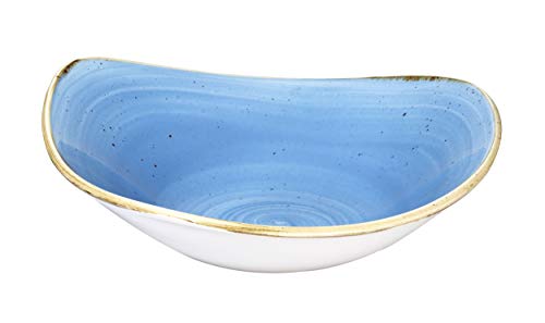 Churchill Stonecast -Triangle Bowl Schüssel- 60cl, Farbe wählbar (Cornflower Blue) von Churchill