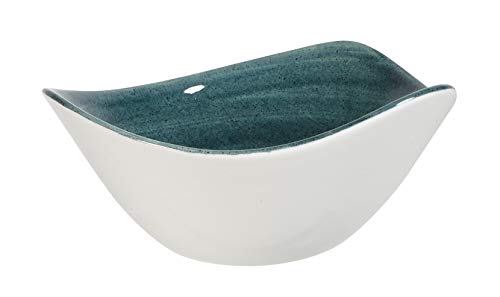 Churchill Stonecast -Triangle Bowl Schüssel- 26cl, Farbe wählbar (Rustic Teal) von Churchill