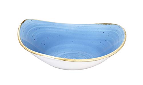 Churchill Stonecast -Triangle Bowl Schüssel- 37cl, Farbe wählbar (Cornflower Blue) von Churchill