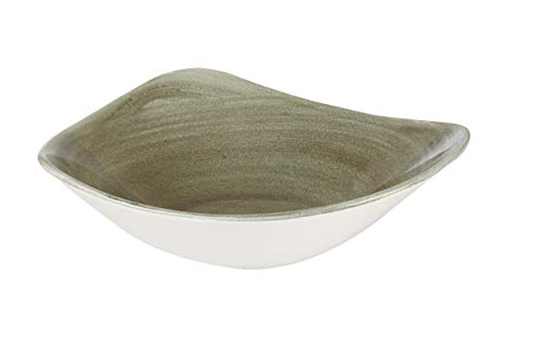 Churchill Stonecast -Triangle Bowl Schüssel- 60cl, Farbe wählbar (Burnished Green) von Churchill