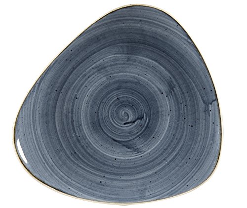 Churchill Stonecast -Triangle Plate Teller- Durchmesser: Ø22,9cm, Farbe wählbar (Blueberry) von Churchill