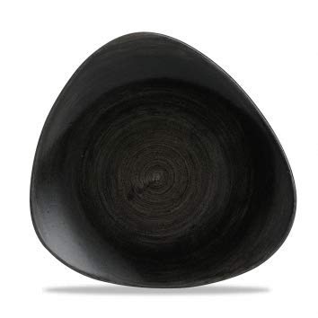 Churchill Stonecast -Triangle Plate Teller- Durchmesser: Ø26,5cm, Farbe wählbar (Iron Black) von Churchill