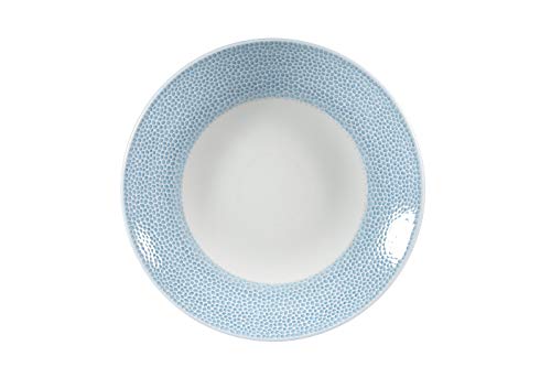 Churchill Stonecast handgefertige Deep Coupe Plate Ø 25,5cm, Farbe wählbar (Ocean Blue) von Churchill