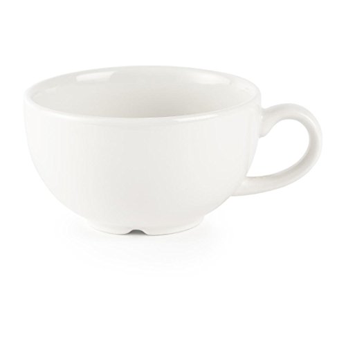 Churchill Super Verglastes P882 Uni Ware Cappuccino-Tasse, weiß (24 Stück) von Churchill