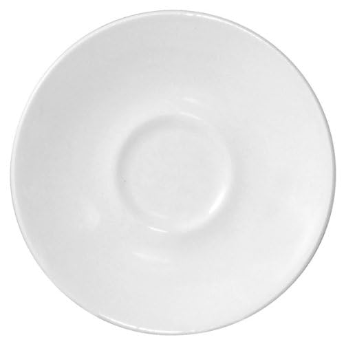 Churchill Super Vitrified P881 Untertasse, einfarbig, 24 Stück, Weiß von Churchill