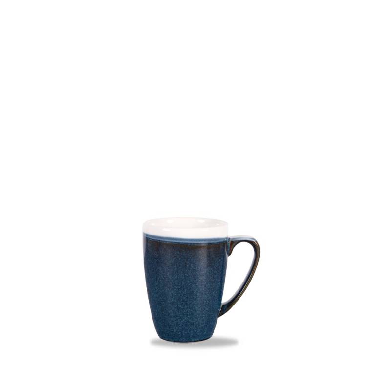 Churchill Tasse Super Vitrified Monochrome Saphir Blau Becher 34Cl, 12 Stück, Porzellan von Churchill