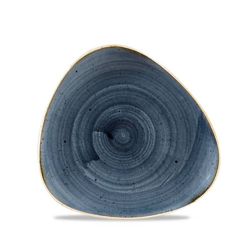 Churchill Teller Super Vitrified Stonecast Blueberry Dreiecksteller, 19,2 cm von Churchill