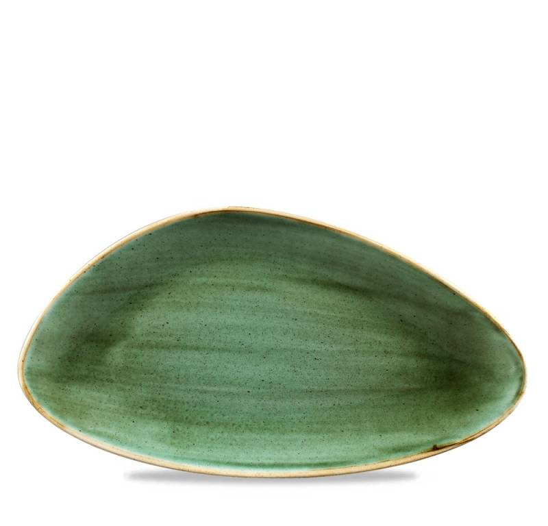 Churchill Teller Super Vitrified Stonecast Samphire Green Chefs Platte von Churchill