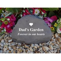 Large Rock Memorial | Stone Effect - Weatherproof Personalised von ChurchyardAngels
