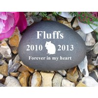 Personalised Pebble | Stone Effect - Pet Memorial Weatherproof Hamster von ChurchyardAngels
