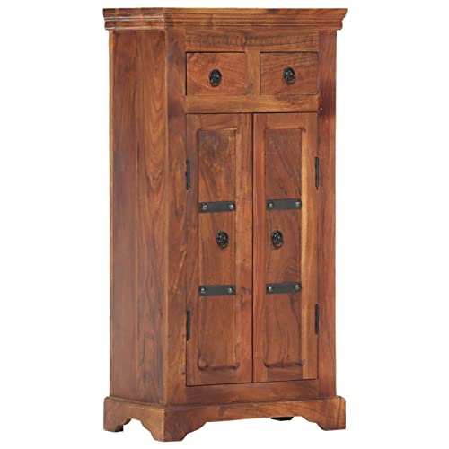 Chusui Sideboard, Schlafzimmer Kommode, Komodenschrank, Küchenschrank, Commode, Flurkommode, Schrank, Schlafzimmerkommode, 50×30×100 cm Akazie Massivholz von Chusui