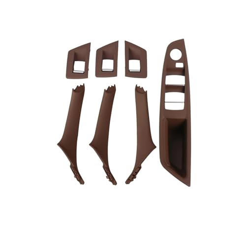 Autoinnentürgriffe Innentürgriff Für 5 Series F10 F11 520d 525d 530d 535i Innenverkleidung Pull Trim Cover Auto Innentürgriff Auto Türgriff Innentürgriffe(RHD Red) von Chwqfuhf