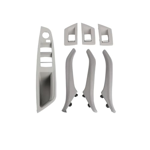 Chwqfuhf Autoinnentürgriffe Innentürgriff Für 5 Series F10 F11 Rechtsgriff Fahrerinnentür-Ledergriff Ohne Spiegelklappknopf Auto Türgriff Innentürgriffe(LHD Gray) von Chwqfuhf