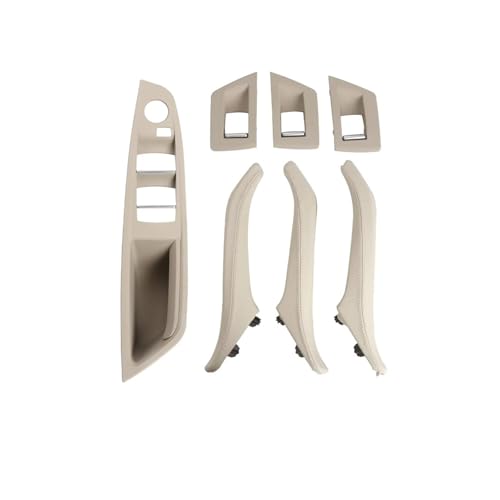 Chwqfuhf Autoinnentürgriffe Innentürgriff Für 5 Series F10 F11 Rechtsgriff Fahrerinnentür-Ledergriff Ohne Spiegelklappknopf Auto Türgriff Innentürgriffe(LHD Oyster) von Chwqfuhf