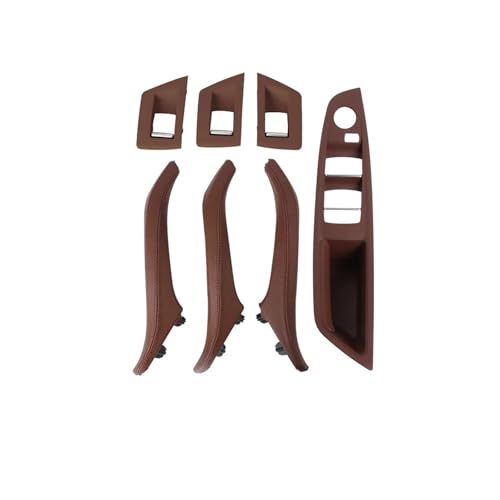Chwqfuhf Autoinnentürgriffe Innentürgriff Für 5 Series F10 F11 Rechtsgriff Fahrerinnentür-Ledergriff Ohne Spiegelklappknopf Auto Türgriff Innentürgriffe(RHD Red) von Chwqfuhf