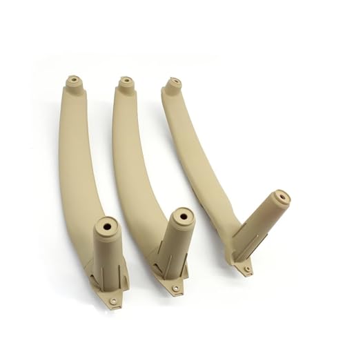 Chwqfuhf Autoinnentürgriffe Innentürgriff Für BMW Für X5 Für X6 E70 E71 E72 2007-2013 3-teiliges Set LHD RHD Auto-Innentür-Innengriffabdeckung Auto Türgriff Innentürgriffe(RHD Beige 3PCS) von Chwqfuhf