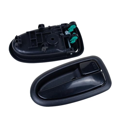 Chwqfuhf Autoinnentürgriffe Innentürgriff Für HYUNDAI Für MATRIX Für LAVITA 2001-2010 Auto Innen Türgriff Links Rechts 82610-17000 82620-17000 Auto Türgriff Innentürgriffe(1 Pair Black) von Chwqfuhf