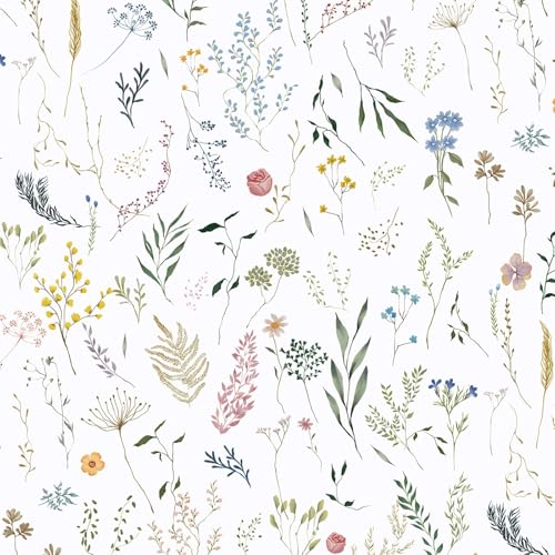 CiCiwind Selbstklebende Tapete 41cm×10m Weiß Blumen Tapeten Verdicken Möbelfolie Selbstklebend Blumen Blatt Wandverkleidung Selbstklebend Wasserdicht Vinyl Klebefolie für Wand Schrank Möbel Dekor CiCiwind Selbstklebende Tapete 41cm×10m Weiß Blumen Tapeten Verdicken Möbelfolie Selbstklebend Blumen Blatt Wandverkleidung Selbstklebend Wasserdicht Vinyl Klebefolie für Wand Schrank Möbel Dekor von CiCiwind
