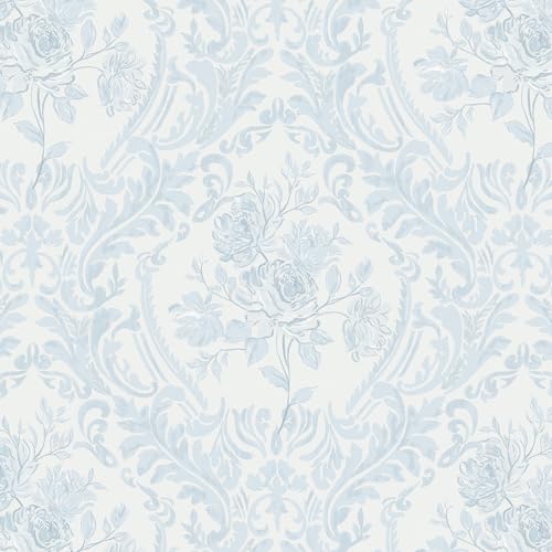 CiCiwind Selbstklebende Tapete Blau Blumen Tapeten 44×300cm Wasserdicht Möbelfolie Vinyl Klebefolie Selbstklebend Abnehmbar Klebetapete Selbstklebend Wand Schränke Möbel CiCiwind Selbstklebende Tapete Blau Blumen Tapeten 44×300cm Wasserdicht Möbelfolie Vinyl Klebefolie Selbstklebend Abnehmbar Klebetapete Selbstklebend Wand Schränke Möbel von CiCiwind