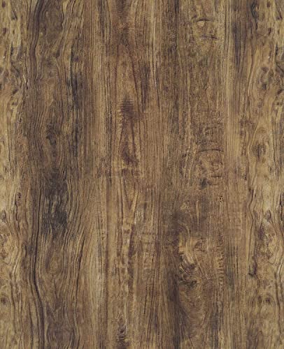 CiCiwind Selbstklebende Tapete Holzoptik Möbelfolie Selbstklebend Vintage Braun Vinyl Klebefolie 60CM×5M Holz Tapeten Selbstklebende für Wand Möbel Schränke Tische von CiCiwind