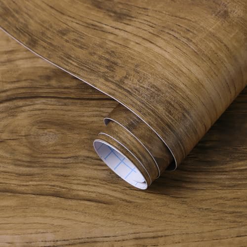 CiCiwind Selbstklebende Tapete Holzoptik Vintage Möbelfolie Selbstklebend Holzoptik 60CM×3M Braun Vinyl Klebefolie Holz Tapeten Selbstklebende für Wand Möbel Schränke Tische CiCiwind Selbstklebende Tapete Holzoptik Vintage Möbelfolie Selbstklebend Holzoptik 60CM×3M Braun Vinyl Klebefolie Holz Tapeten Selbstklebende für Wand Möbel Schränke Tische von CiCiwind