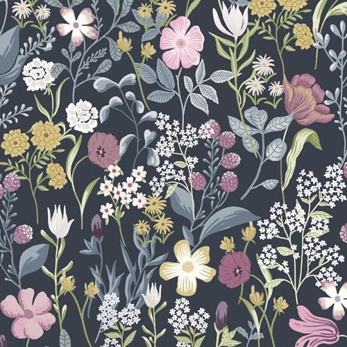 CiCiwind Selbstklebende Tapete Navy Blumen Tapete 44×300cm Wasserdichtes Möbelfolie Selbstklebend Vinyl Abnehmbarer Klebefolie Blumen Wand Schränke Dekorative Klebetapete Selbstklebend CiCiwind Selbstklebende Tapete Navy Blumen Tapete 44×300cm Wasserdichtes Möbelfolie Selbstklebend Vinyl Abnehmbarer Klebefolie Blumen Wand Schränke Dekorative Klebetapete Selbstklebend von CiCiwind