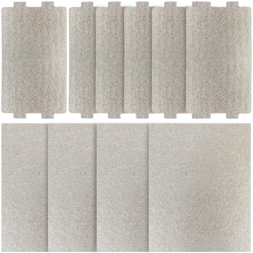 10 Blatt Glimmerscheibe mikrowelle, 6.5 * 11.7cm, 15cm*12cm Wellenleiterabdeckung Glimmerplatte, Mikrowelle Glimmerplatten Reparaturzubehör, Blätter Mikrowelle Waveguide Cover für Mikrowelle von CiShow