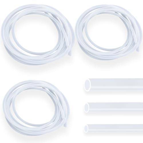 9M Schlauch Transparent Set, 4 * 6mm, 5 * 7mm, 6 * 8mm Aquariumschlauch, Wasserschlauch, Automotive Schlauch, Flexibler Benzinschlauch, Druckluftschlauch, Isolierschlauch für Heimreparatur Aquarium von CiShow