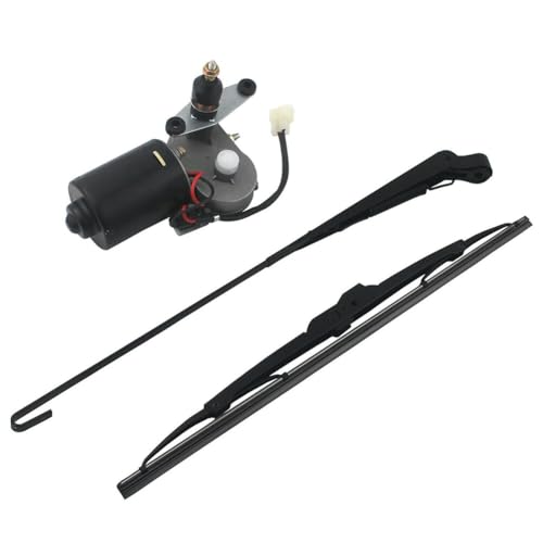 Elektro UTV Hartbeschichteter Polycarbonat Scheibenwischer mit 12V Scheibenwischermotor Kit für Polaris Ranger RZR 900 1000 Can Am von Cicony