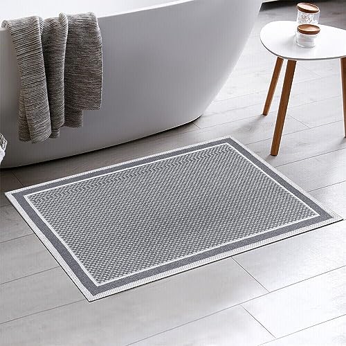 Cieffepi Home Collections DOMUS 005 Sardischer Teppich in verschiedenen Farben und Größen (57 x 110 cm, Grau) von Cieffepi Home Collections