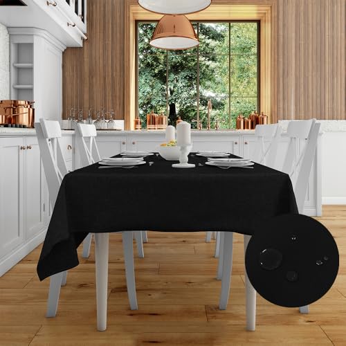 Cieffepi Home Collections Fleckabweisende Tischdecke TOLOSA in verschiedenen Größen und Farben (Schwarz, 180 x 270 cm) von Cieffepi Home Collections