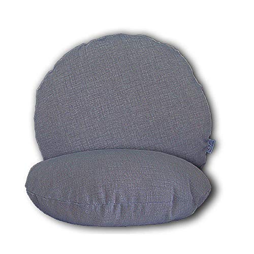Cieffepi Home Collections Kissenbezug rund multicolor grau 55 cm 1 Stk von Cieffepi Home Collections