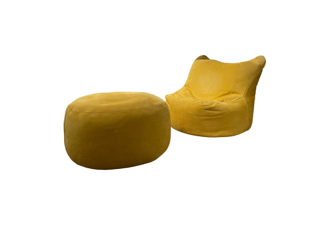 Cierre Relaxsessel Sessel Bubba Leder 5 Nabuk 80 Giallo Mit Hocker Cierre Relaxsessel Sessel Bubba Leder 5 Nabuk 80 Giallo Mit Hocker von Cierre