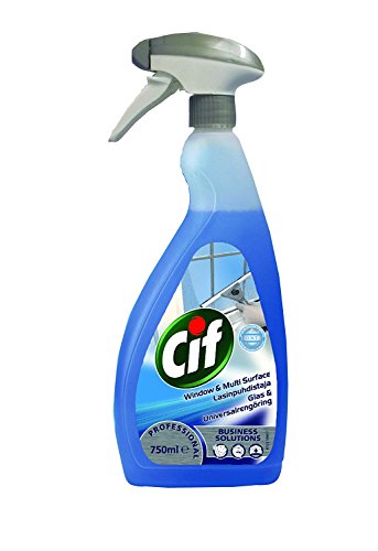 Cif Pro Formula Window and Multi Surface Cleaner, professional formulation, Pack of 6 ( 6 X 0,75) von Cif Professional