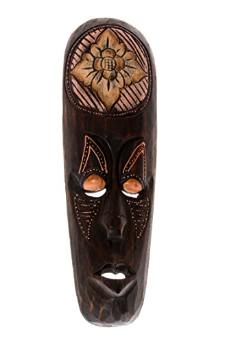 Ciffre 40cm Holzmaske Wandbehang Wandmaske Holz Maske Afrika Style Fair Trade HM4000016 von Ciffre