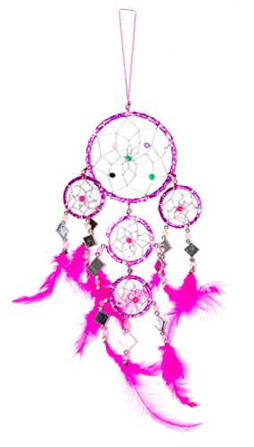 40cm x 9cm Traumfänger Dreamcatcher Pink Mädchen Gute Träume von Ciffre