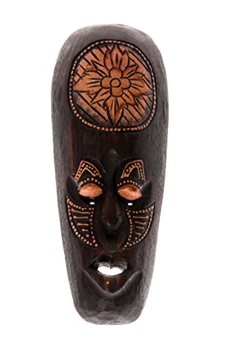 Ciffre 30cm Holz Maske Holzmaske Wandbehang Skulptur Figur Afrika Art Deko HM3000019 von Ciffre