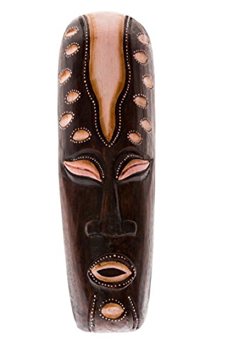 Ciffre 40cm Holzmaske Wandbehang Wandmaske Holz Maske Afrika Style Fair Trade HM4000018 von Ciffre