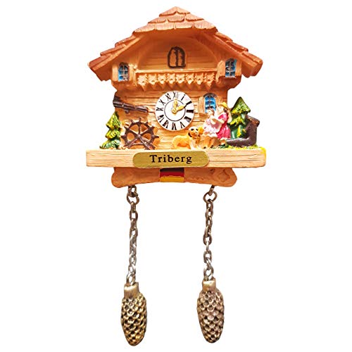 Ciffre Kuckucksuhr Magnet Polyresin Kühlschrank Beige Haus Familie - Triberg von Ciffre