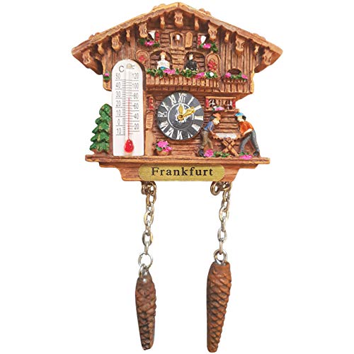 Kuckucksuhr Magnet Polyresin Kühlschrank Wetterhaus - Frankfurt Kuckucksuhr Magnet Polyresin Kühlschrank Wetterhaus - Frankfurt von Ciffre