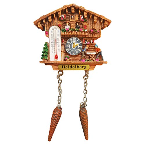 Kuckucksuhr Magnet Polyresin Kühlschrank Wetterhaus - Heidelberg Kuckucksuhr Magnet Polyresin Kühlschrank Wetterhaus - Heidelberg von Ciffre