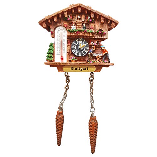 Kuckucksuhr Magnet Polyresin Kühlschrank Wetterhaus - Stuttgart Kuckucksuhr Magnet Polyresin Kühlschrank Wetterhaus - Stuttgart von Ciffre